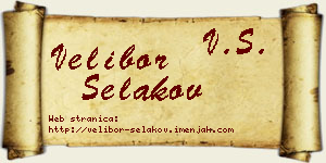 Velibor Selakov vizit kartica